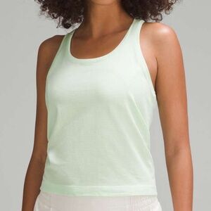 Swiftly Tech Racerback Tank Top 2.0 *Race Length - Size 6 - Kohlrabi Green